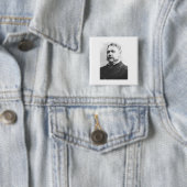 Chester A. Arthur 21st President Vierkante Button 5,1 Cm (In situ)