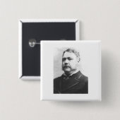 Chester A. Arthur 21st President Vierkante Button 5,1 Cm (Voorkant /achterkant)