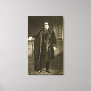 Chester A. Arthur, 21ste President van de Verenigd Canvas Afdruk