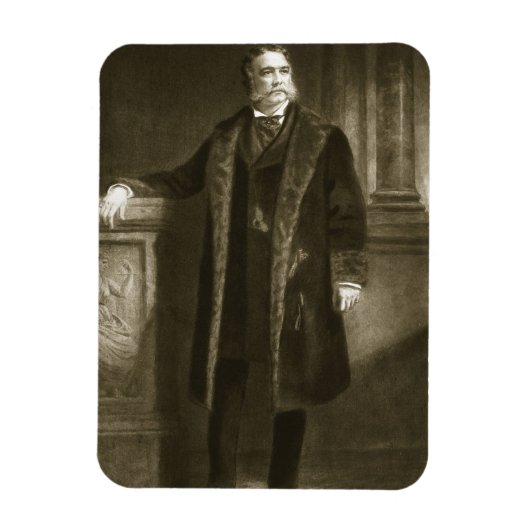 Chester A. Arthur, 21ste President van de Verenigd Magneet (Verticaal)