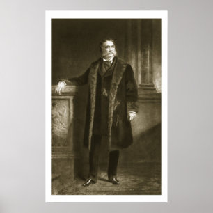 Chester A. Arthur, 21ste President van de Verenigd Poster