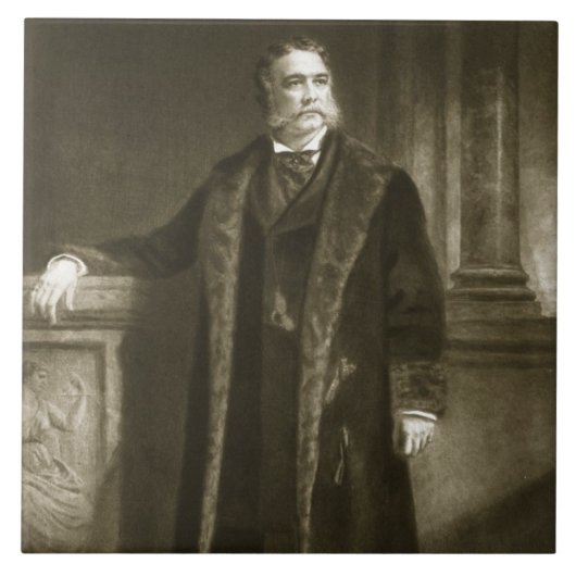 Chester A. Arthur, 21ste President van de Verenigd Tegeltje (Voorkant)