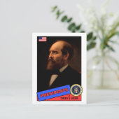 Chester A. Arthur Baseball Card Briefkaart (Staand voorkant)
