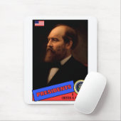 Chester A. Arthur-honkbalkaart Muismat (Met muis)