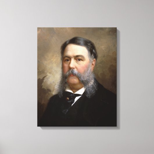 CHESTER A. ARTHUR Portret van Ole P.H. Balling Canvas Afdruk (Voorkant)