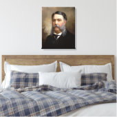 CHESTER A. ARTHUR Portret van Ole P.H. Balling Canvas Afdruk (Insitu (Slaapkamer))