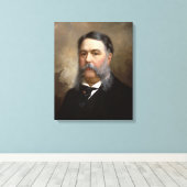 CHESTER A. ARTHUR Portret van Ole P.H. Balling Canvas Afdruk (Insitu (Houten vloer))