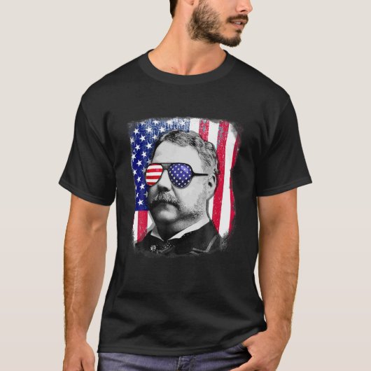 Chester A Arthur US flag shirt 4 juli (Voorkant)