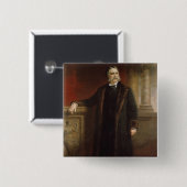 Chester A. Arthur Vierkante Button 5,1 Cm (Voorkant /achterkant)
