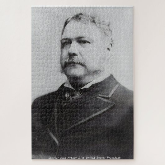 Chester Alan Arthur 21e president van Amerika Legpuzzel (Verticaal)