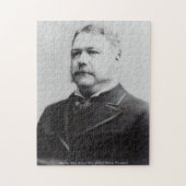 Chester Alan Arthur 21ste President van Amerika. Legpuzzel (Verticaal)