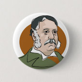 Chester Arthur Ronde Button 5,7 Cm (Voorkant)