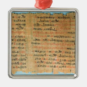Chester Beatty Medical Papyrus Metalen Ornament