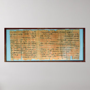 Chester Beatty Medical Papyrus Poster