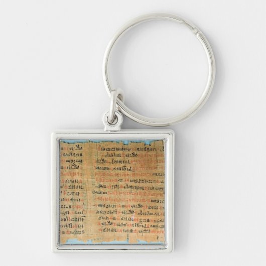 Chester Beatty Medical Papyrus Sleutelhanger (Voorkant)