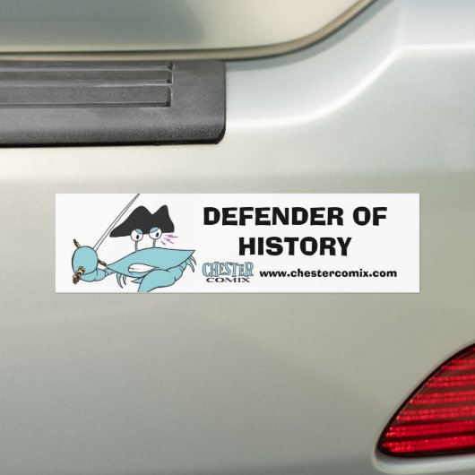 Chester bumper sticker (Op auto)