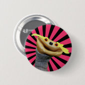 Chester-Button (stripes) Ronde Button 5,7 Cm (Voorkant /achterkant)