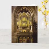 Chester Cathedraal wenskaart Kaart (Gele Bloem)