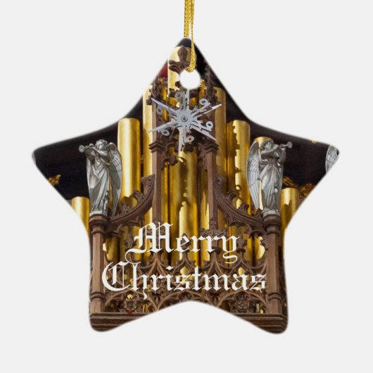 Chester Cathedral angels Keramisch Ornament (Achterkant)