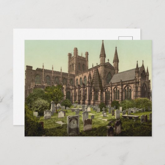 Chester Cathedral, Cheshire, Engeland Briefkaart (Voorkant / Achterkant)