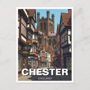 Chester Cathedral Verenigd Koninkrijk Reizen Briefkaart