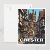 Chester Cathedral Verenigd Koninkrijk Reizen Briefkaart (Voorkant / Achterkant)