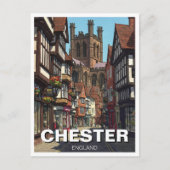Chester Cathedral Verenigd Koninkrijk Reizen Briefkaart (Voorkant)
