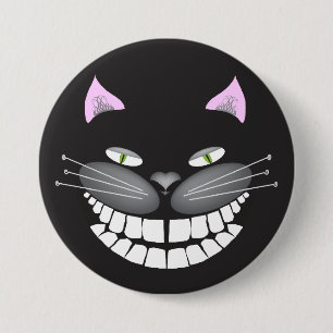 Chester Cheshire Cat op een 3-inch ronde knop Ronde Button 7,6 Cm