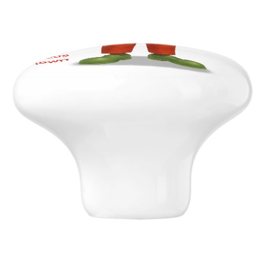 Chester chimp clown keramische knop (Zijkant)