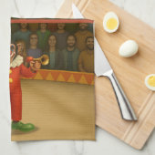 Chester chimp clown theedoek (Quarter Fold)