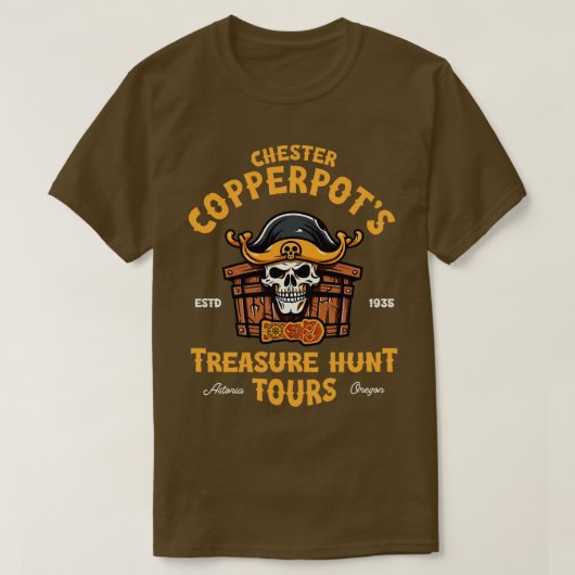 Chester Copperpots Treasure Hunt Tours 1 T-shirt (Design voorkant)