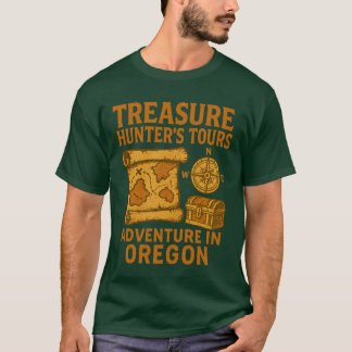 CHESTER COPPERPOT'S TREASURE HUNT TOURS IN ASTORIA T-SHIRT