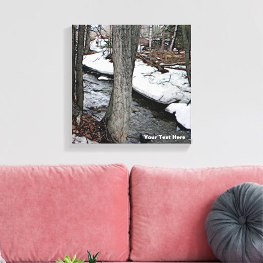 Chester Creek Canvas Afdruk (Insitu (Woonkamer))