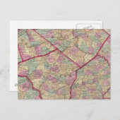 Chester, Dauphin, Berks, Libanon Briefkaart (Voorkant / Achterkant)