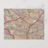 Chester, Dauphin, Berks, Libanon Briefkaart (Voorkant)