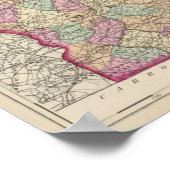 Chester, Dauphin, Berks, Libanon Poster (Hoek)