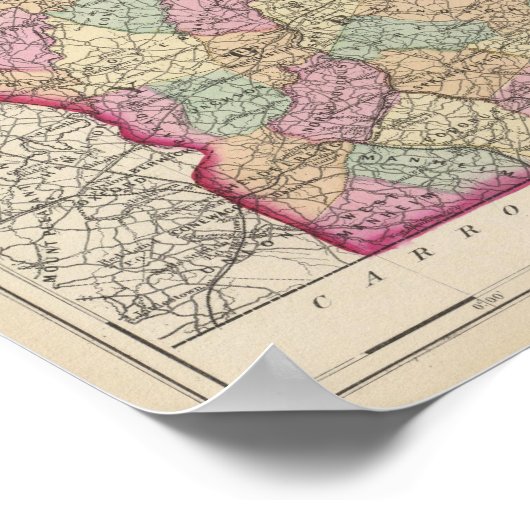 Chester, Dauphin, Berks, Libanon Poster (Hoek)