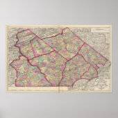 Chester, Dauphin, Berks, Libanon Poster (Voorkant)