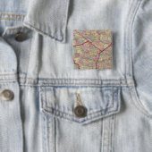 Chester, Dauphin, Berks, Libanon Vierkante Button 5,1 Cm (In situ)