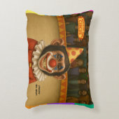 Chester de chimpansee clown accent kussen (Voorkant(Verticaal))