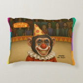 Chester de chimpansee clown accent kussen (Achterkant)