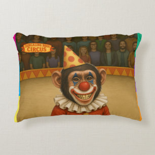 Chester de chimpansee clown accent kussen