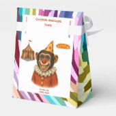 Chester de chimpansee clown bedankdoosjes (Achterkant)