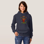 Chester de chimpansee clown hoodie (Voorkant volledig)