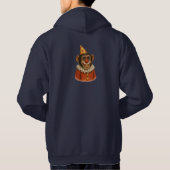 Chester de chimpansee clown hoodie (Achterkant)