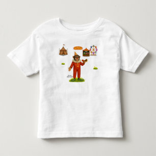 Chester de chimpansee clown kinder shirts
