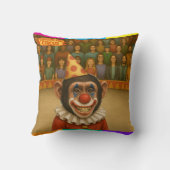 Chester de chimpansee clown kussen (Achterkant)