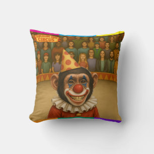 Chester de chimpansee clown kussen