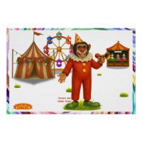 Chester de chimpansee clown