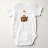 Chester de chimpansee clown romper (Achterkant)